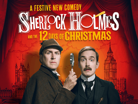 Promotional imagery for Sherlock Holmes and the 12 Days of Christmas