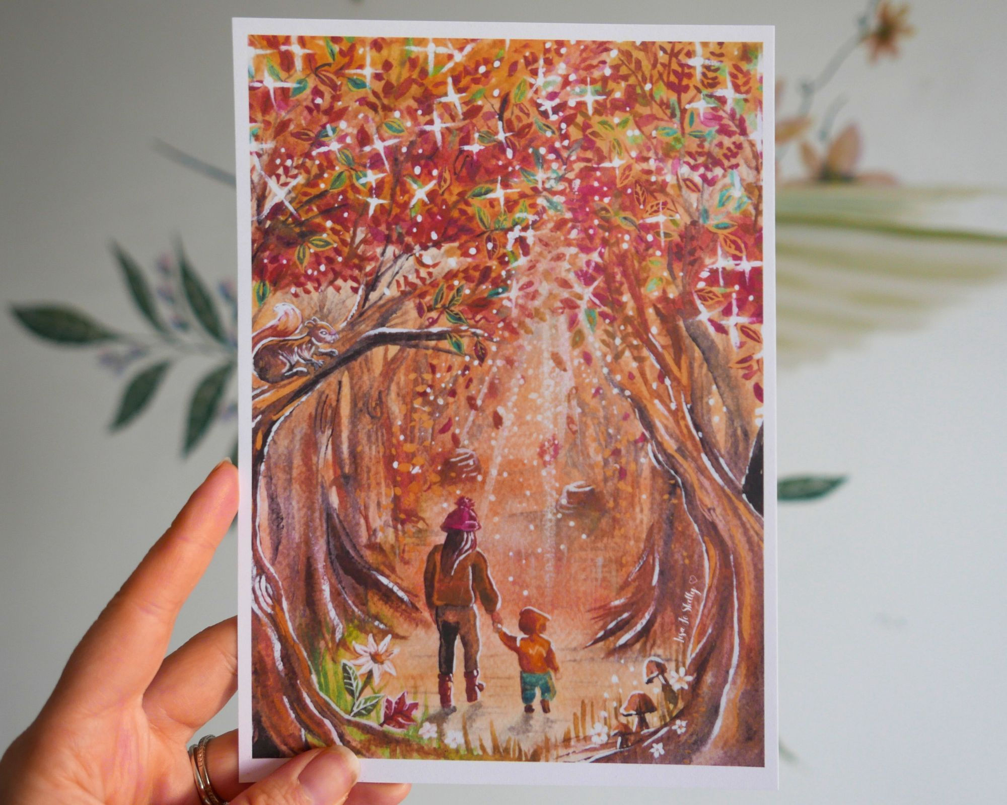 'Walk in The Woods' Art Print