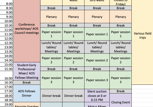 AOS & BC Conference 2022 - Important Updates and Announcements