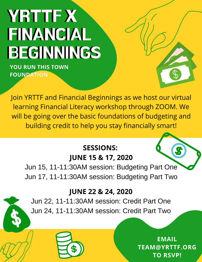 YRTTF x Financial Beginnings Workshop