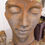 Miniaturbild: Gesicht Frau; gross; Platte; Rosteffekt; Steinguss; Vidroflor; 8082R; Steinskulptur; Gartenfigur; Gartendekoration