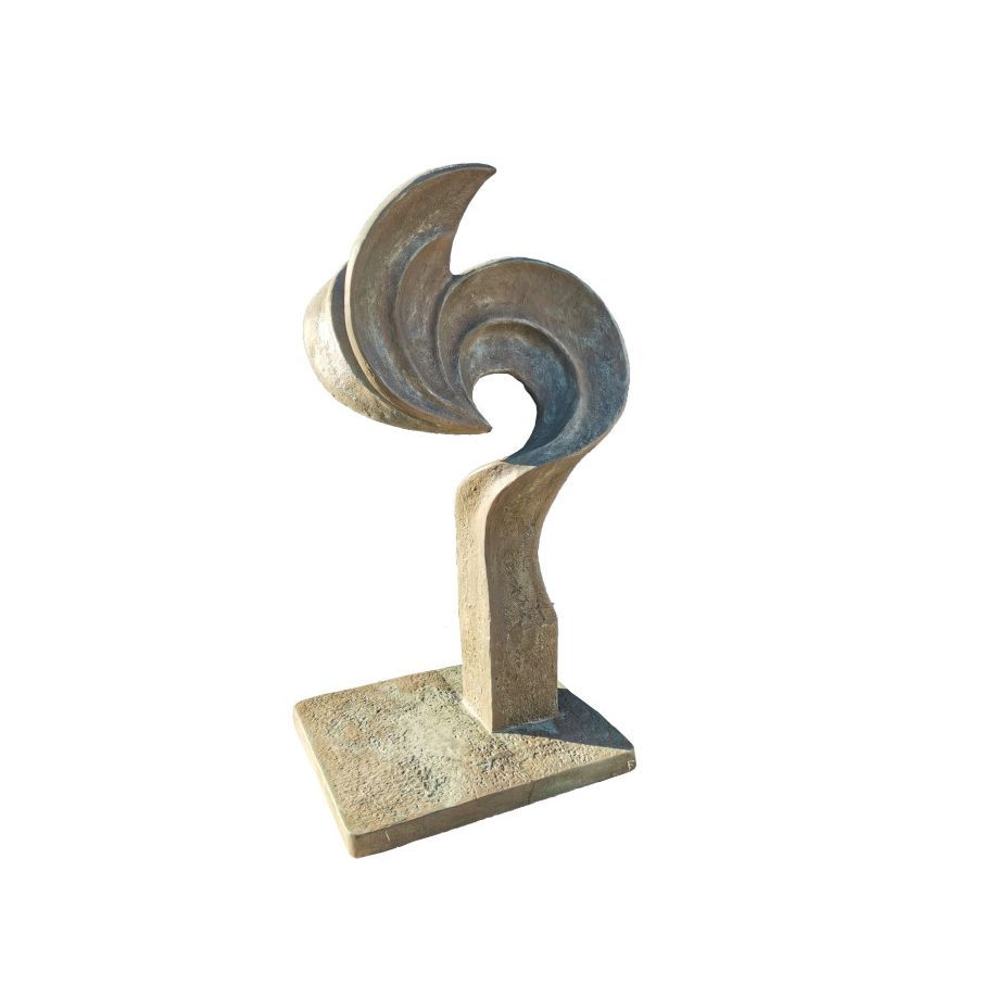 Vidroflor; Fiona Scott; Gartenkunst; Nijinsky; 210101; Steinguss; antik grün; gruen; moderne Kunst; Gartenfigur; Gartendeko