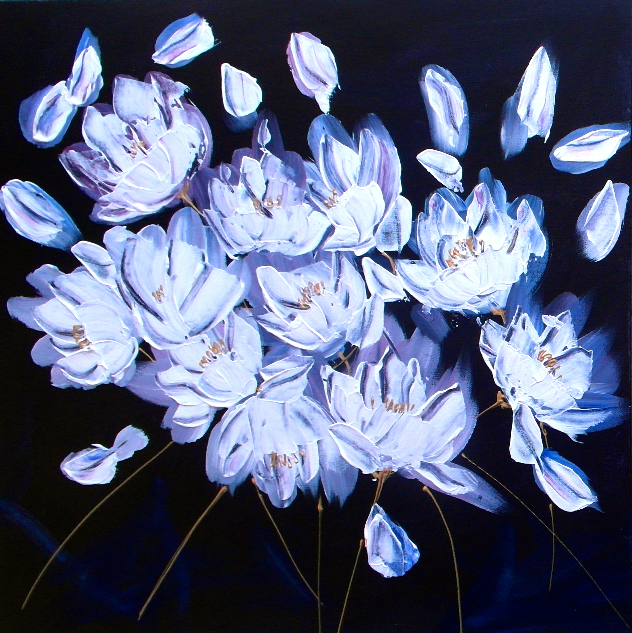 floral paintings on canvas