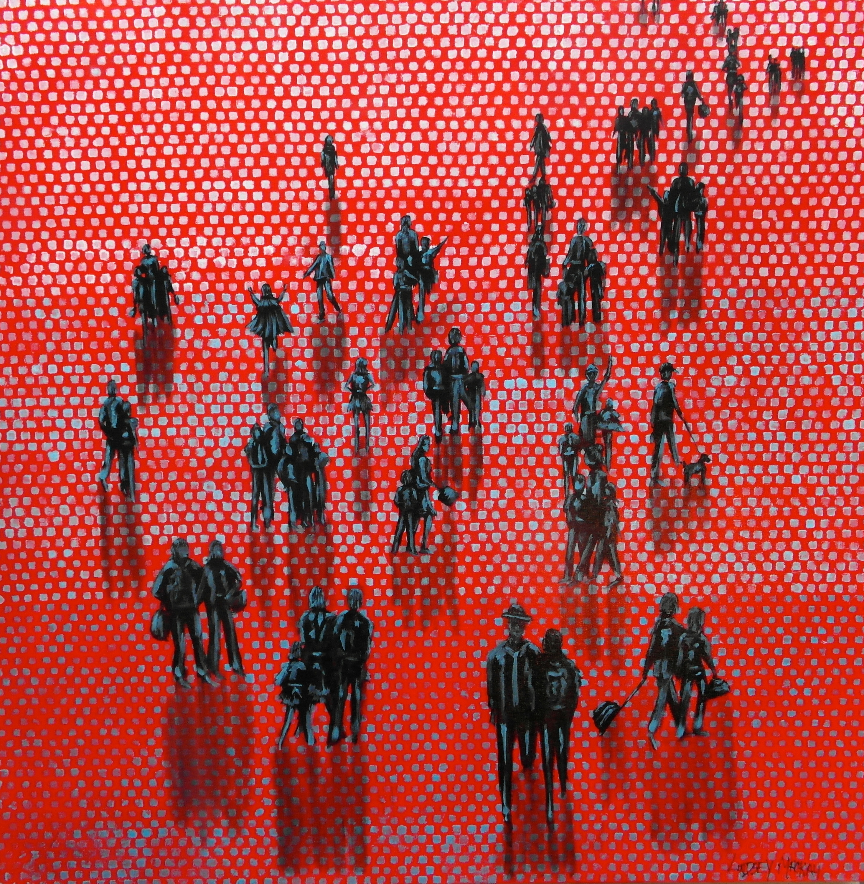 Impressionistic and abstract Figure