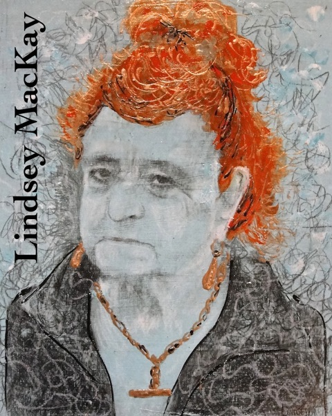 Mixed-Media portrait painting
