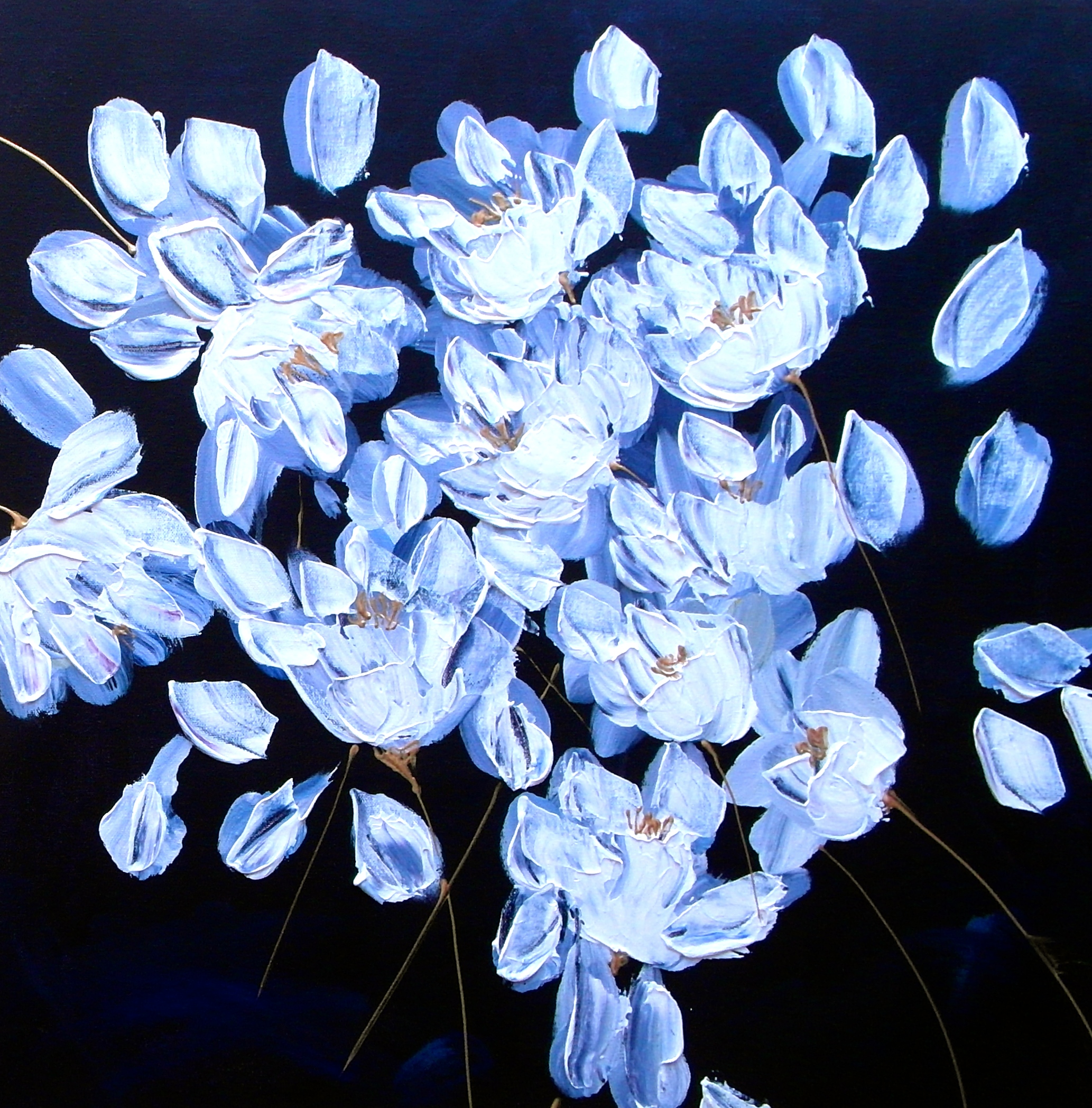 floral paintings on canvas