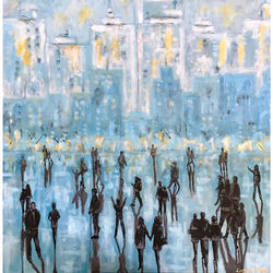 Impressionistic and abstract Figure