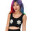 Thumbnail: Double Daisies Glow in the Dark Crop Top