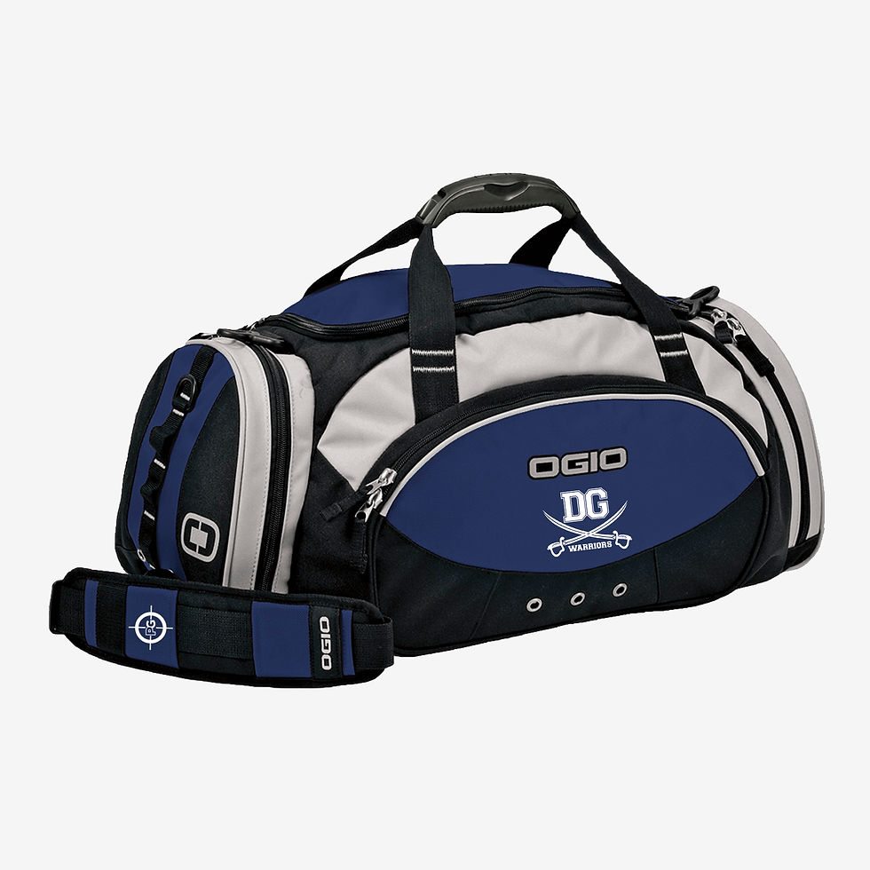 COLOR BLOCK SPORT DUFFEL BAG