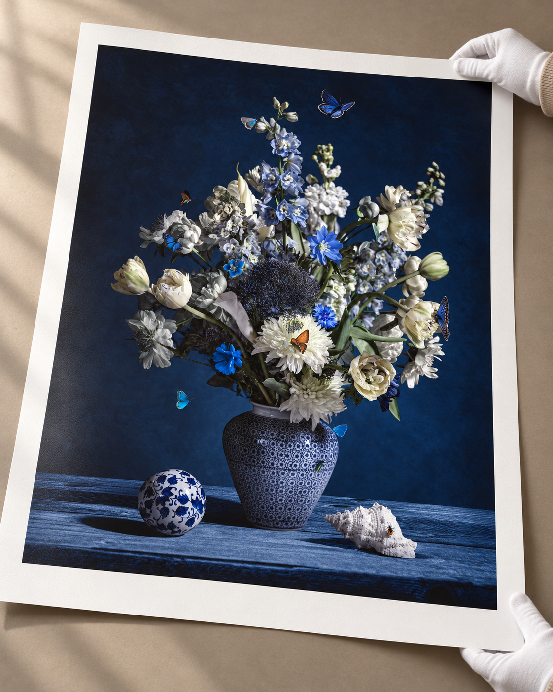 Nocturne in Blue by Gert Kist, presented as an unframed fine art print.
