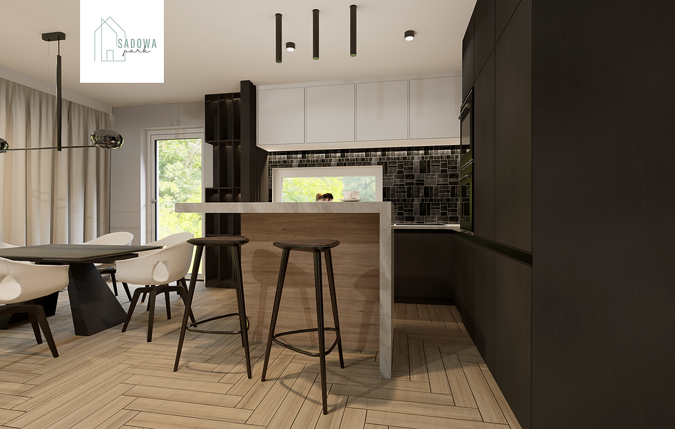 Miniatura: Dom w zabudowie szeregowej środkowy "2" 108,18m2