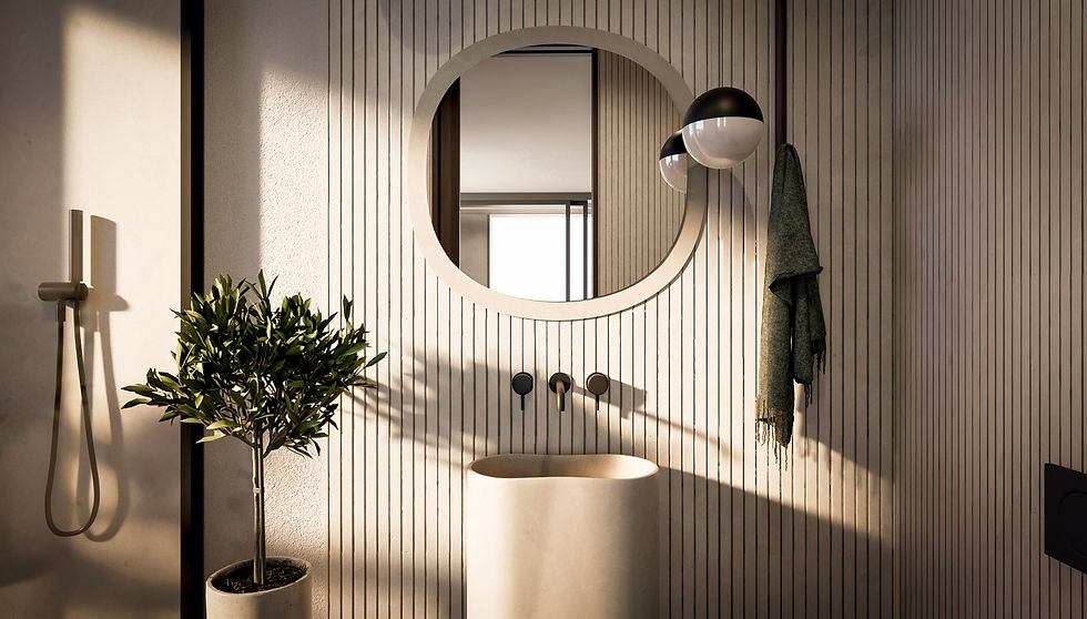 Bathroom salvatori, cgi rendered image