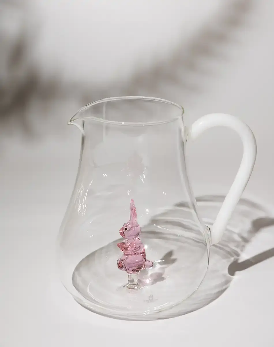 Thumbnail: pink rabbit jug ichendorf milano