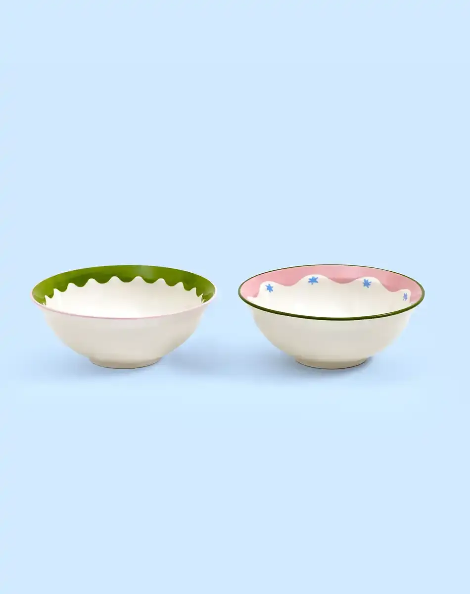 electric coast sun and lip nibble bowls from eleanor bowmer
