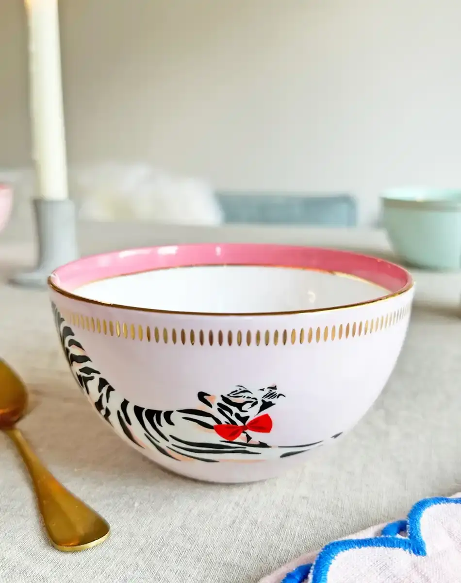 Thumbnail: animal cereal bowls 12 cm set of 4 from yvonne ellen