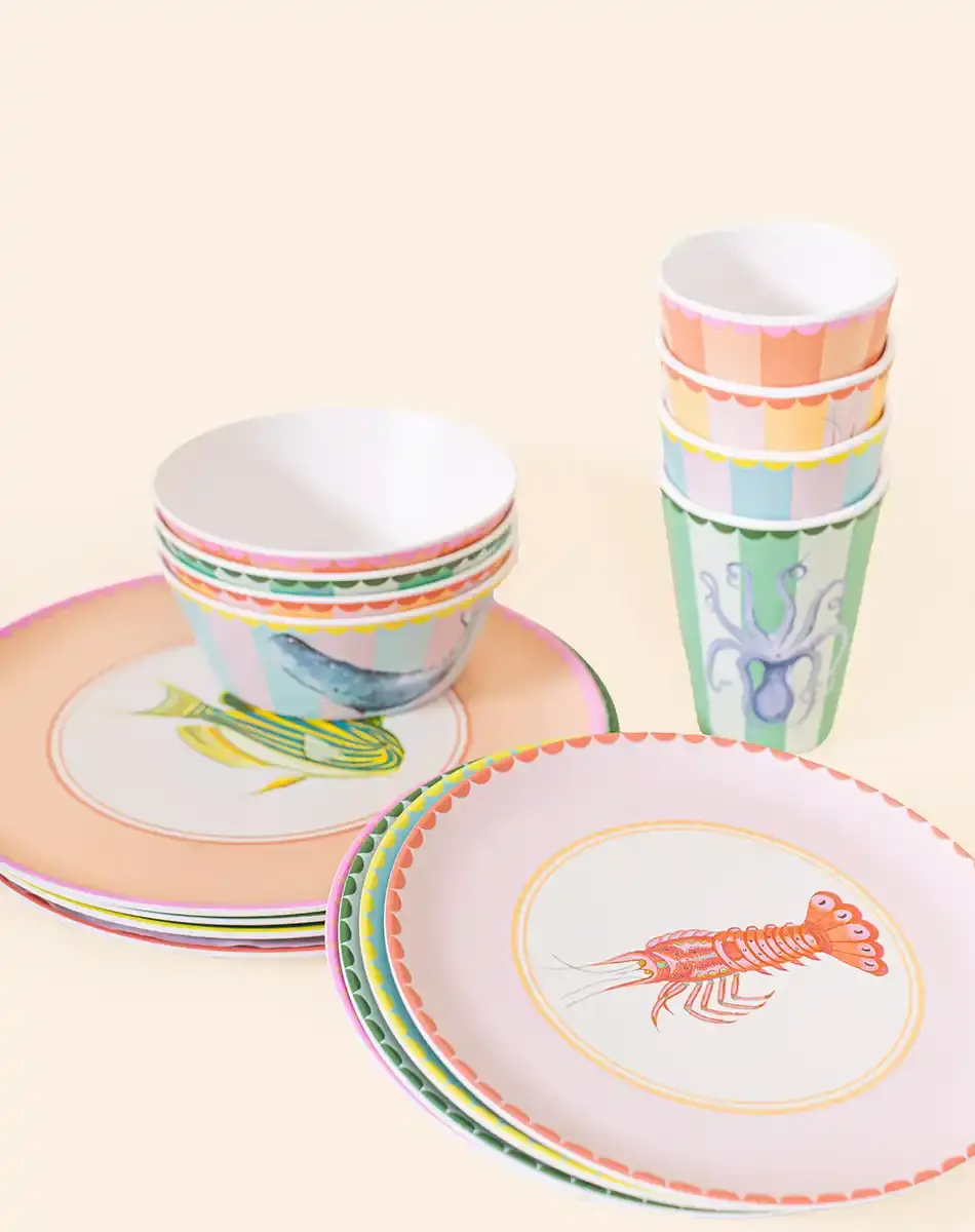 Thumbnail: melamine bowls 15 cm set of 4 from yvonne ellen