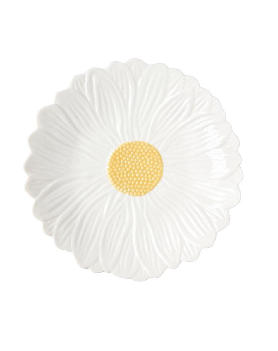 daisy white serving plate 30 cm from easy life boutique