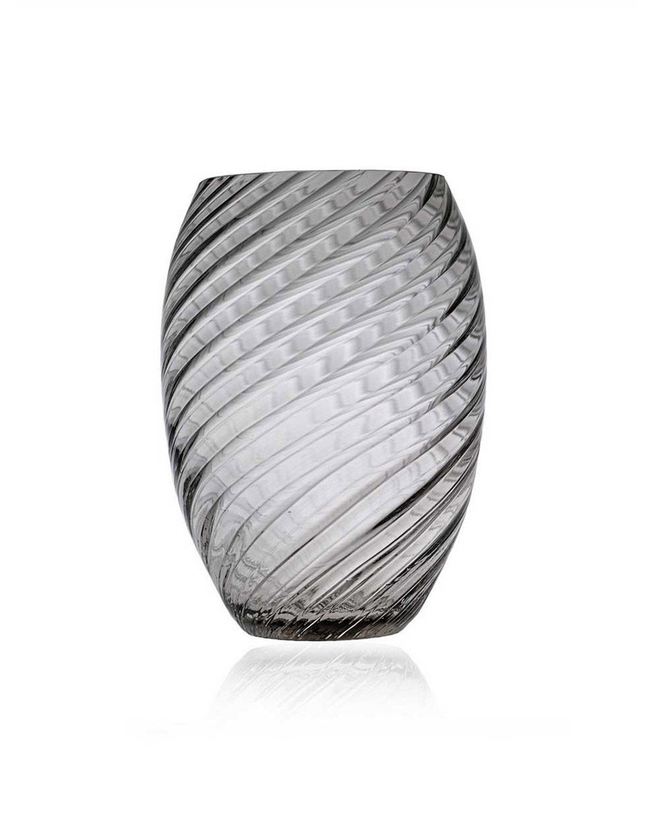 elipse vase grey smoke from anna von lipa