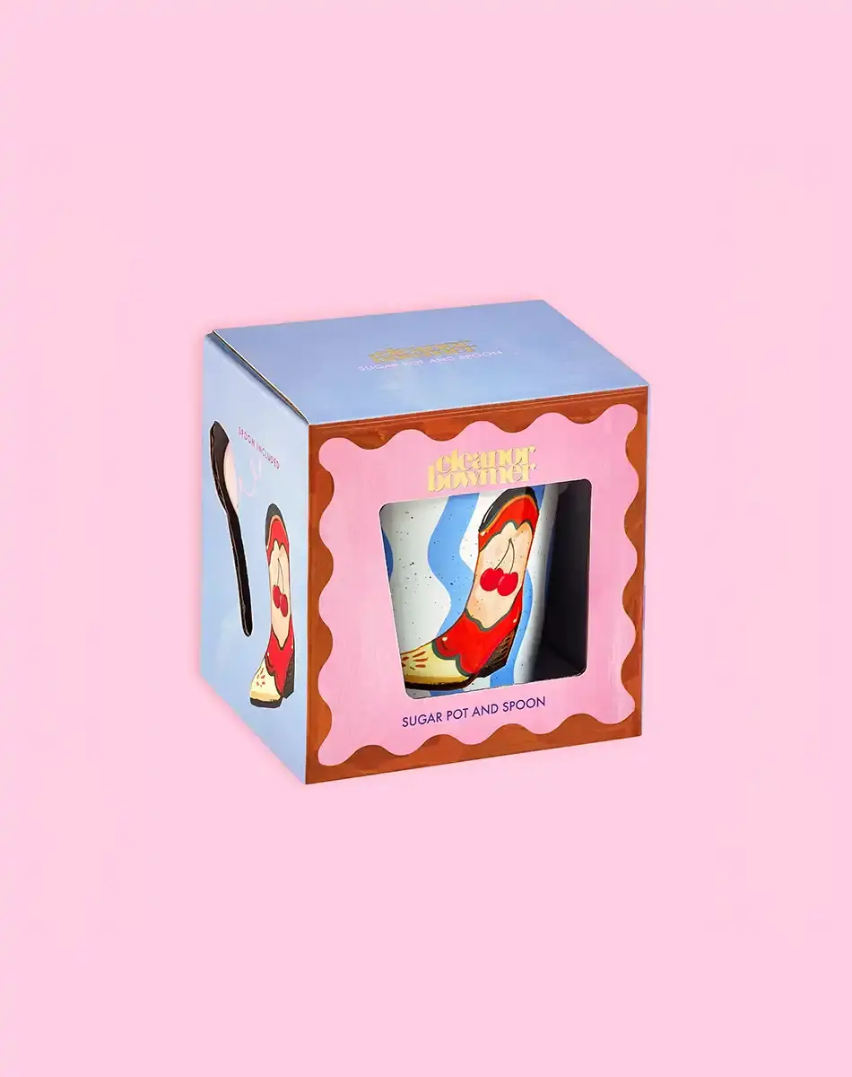 Thumbnail: icons sugar pot with spoon from eleanor bowmer