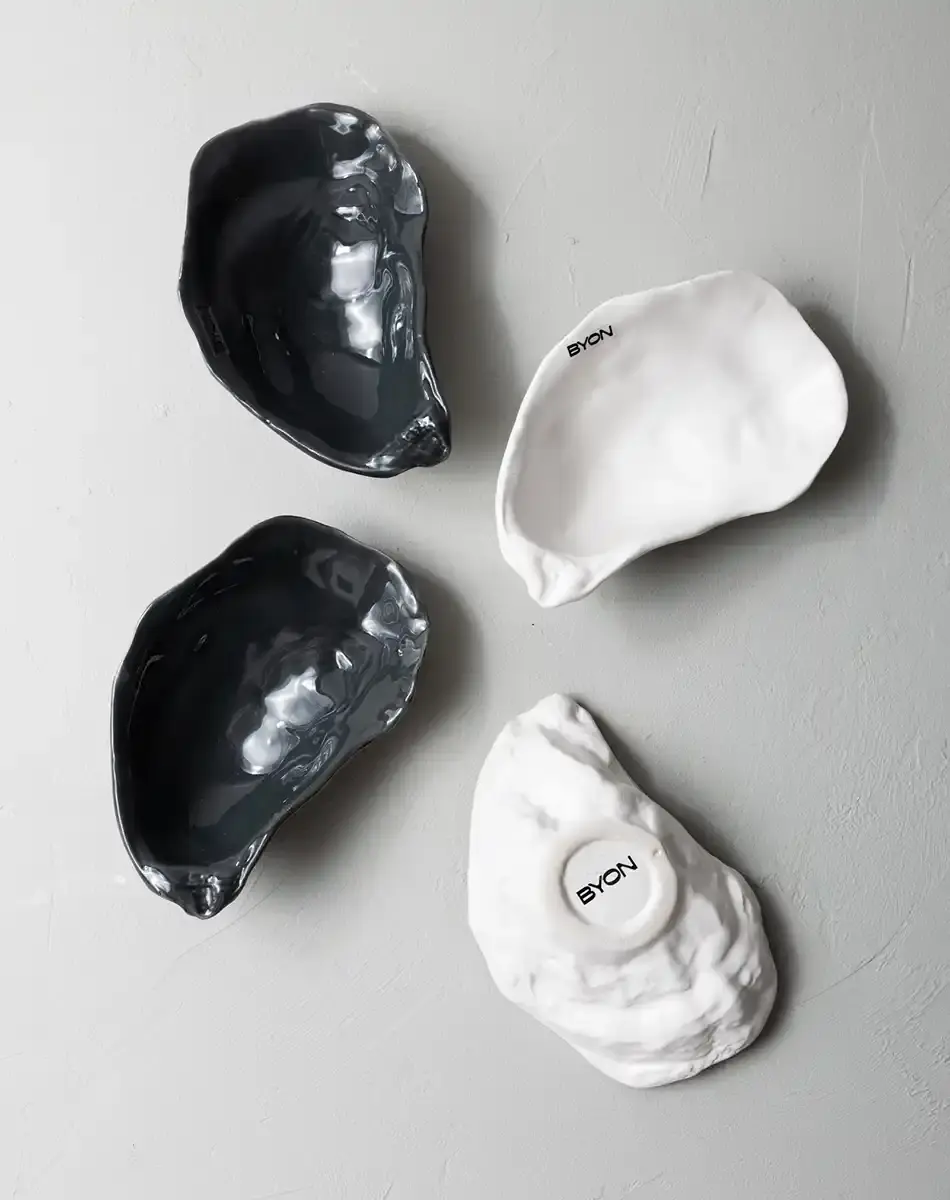 Thumbnail: bowl oyster white by byon