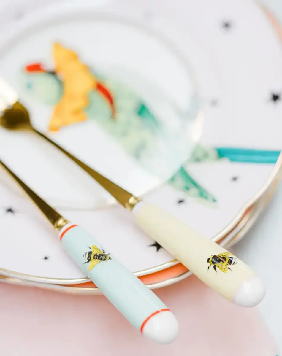 Thumbnail: bee cake forks from yvonne ellen