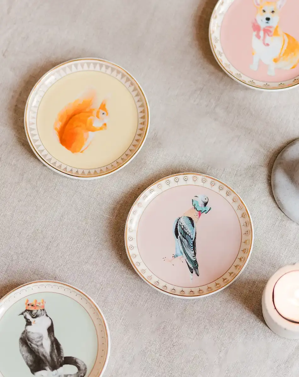 Thumbnail: best of british ceramic coasters from yvonne ellen