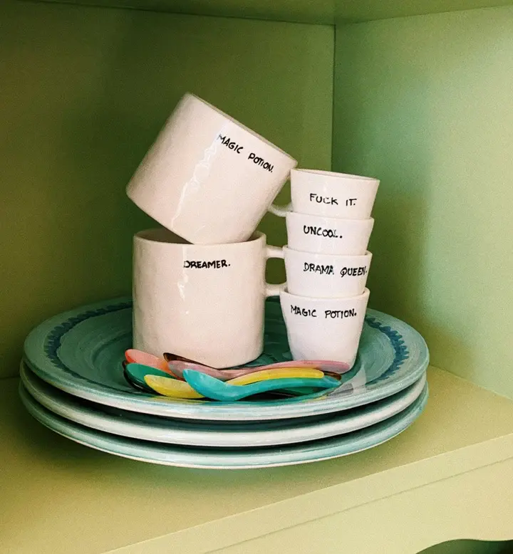 Thumbnail: dreamer mug by anna and nina