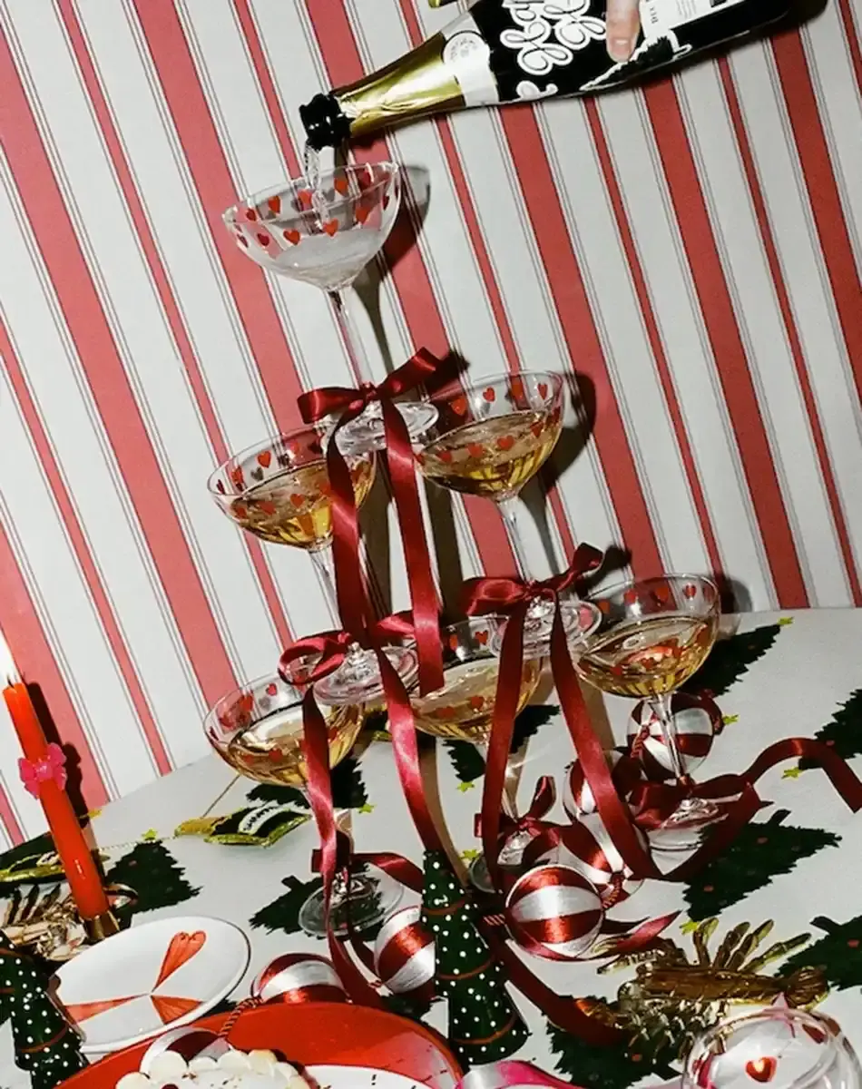 Thumbnail: Classic Love Champagne Glass from Anna and Nina