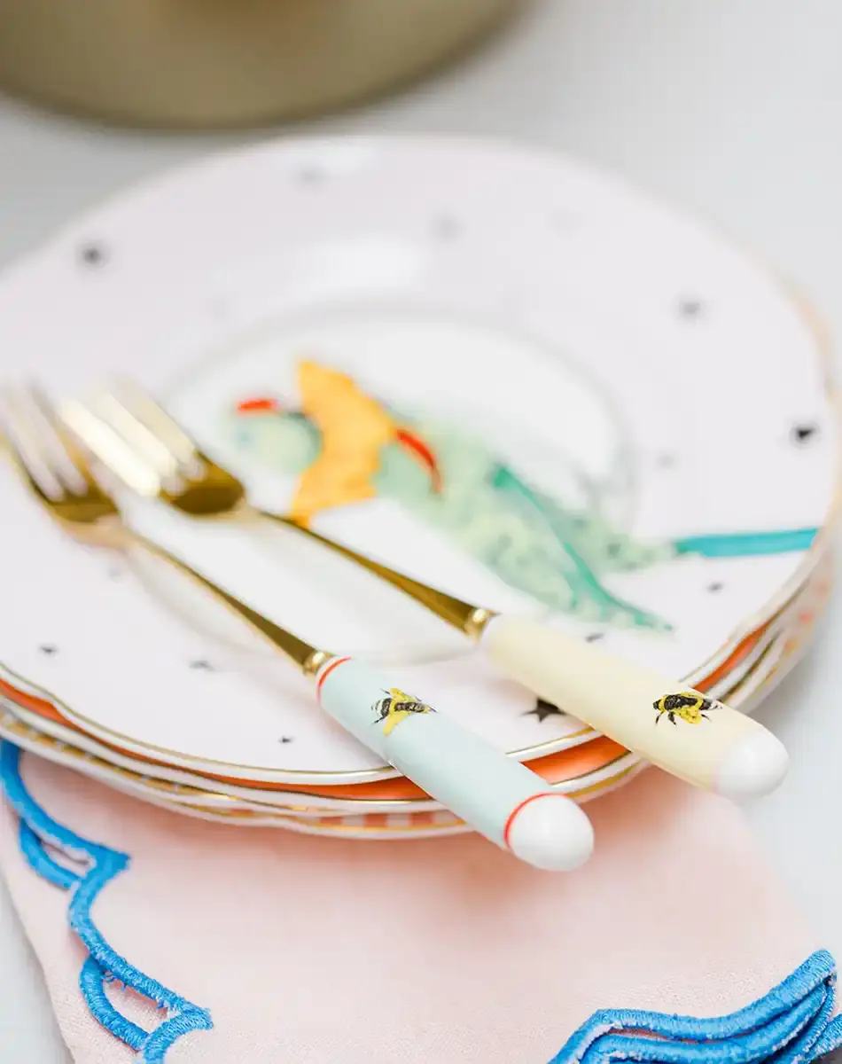 Thumbnail: bee cake forks from yvonne ellen