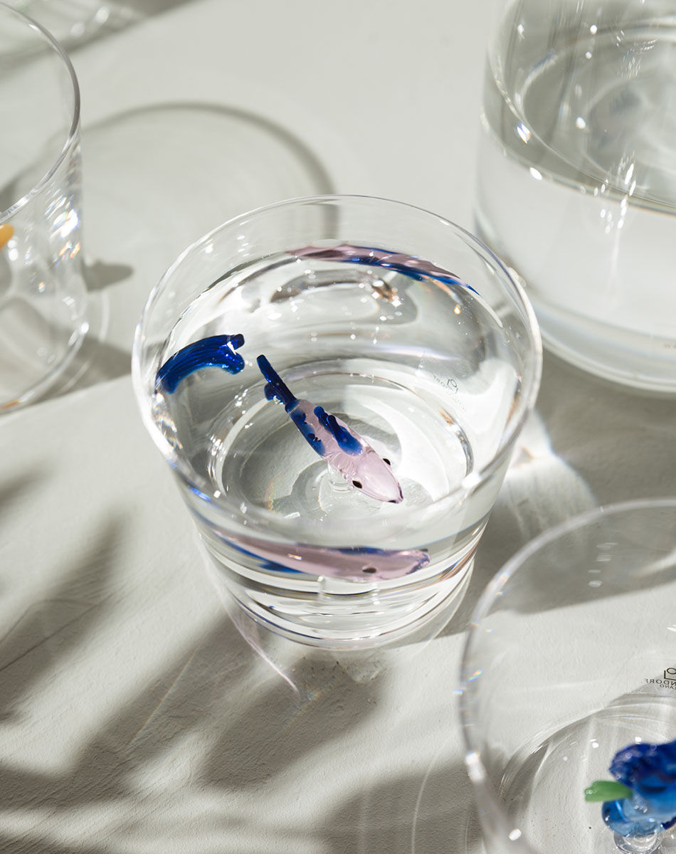 Thumbnail: pink sardine tumbler marine garden from ichendorf milano
