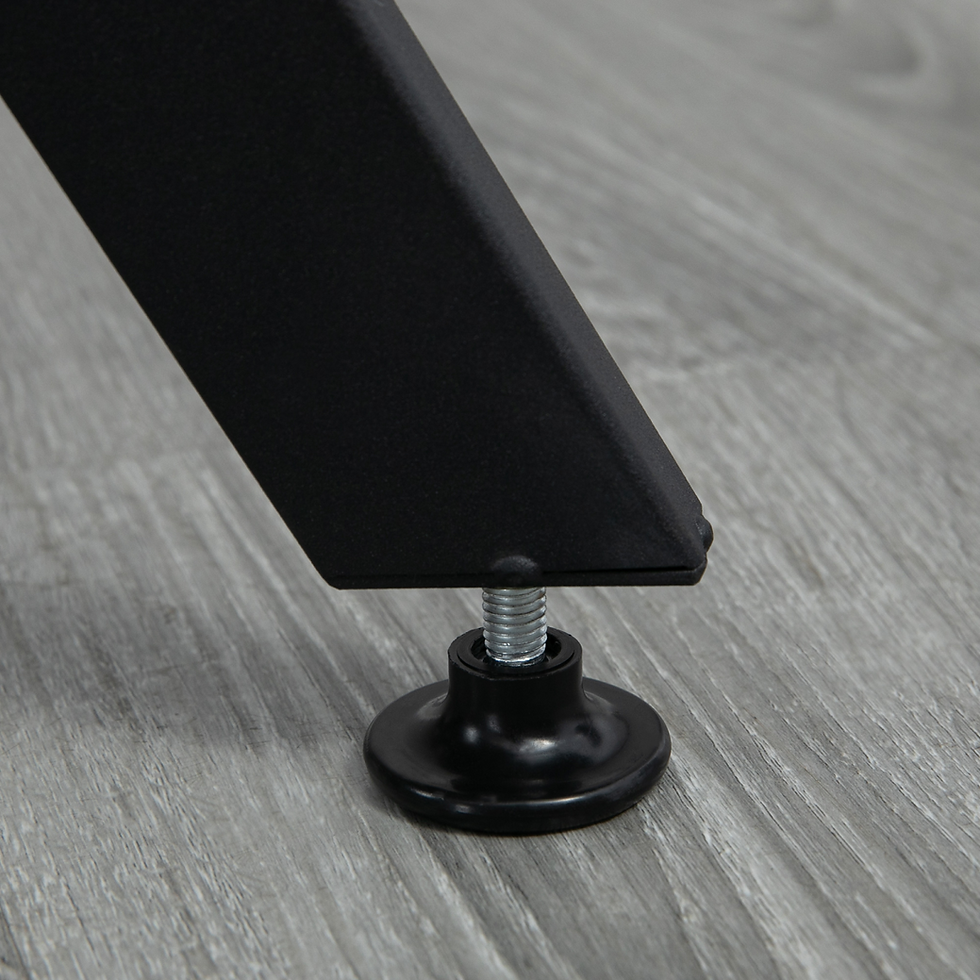 Thumbnail: Industrial Round-Top Dining Table with Steel Legs - Brown