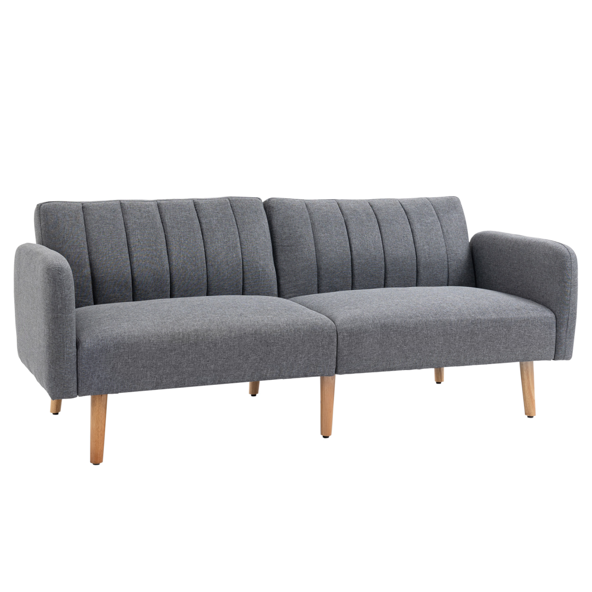 Two-Seater Sofa Bed with Adjustable Backrest for Living or Guest Rooms
