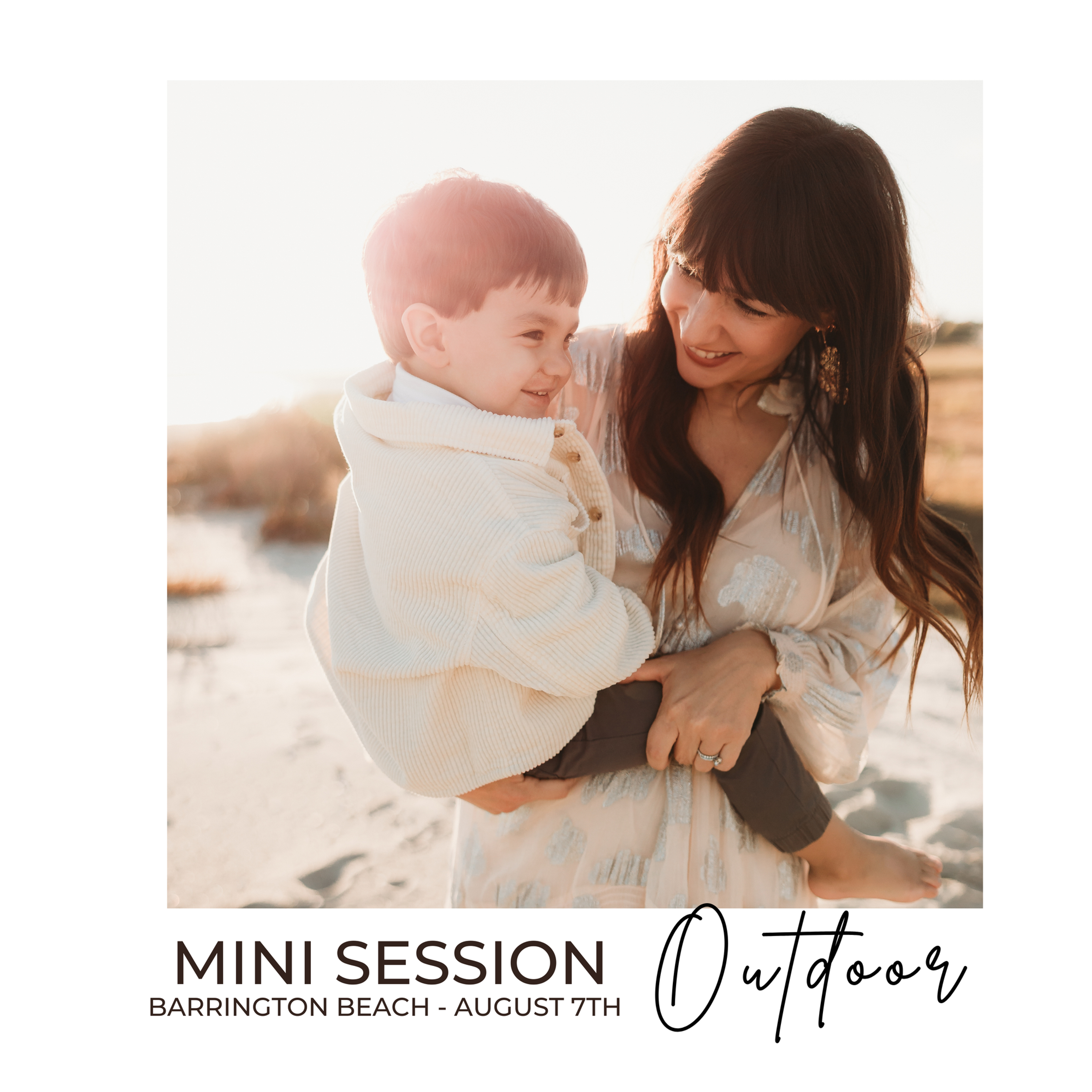 Barrington Beach Mini Session - Friday August 7th