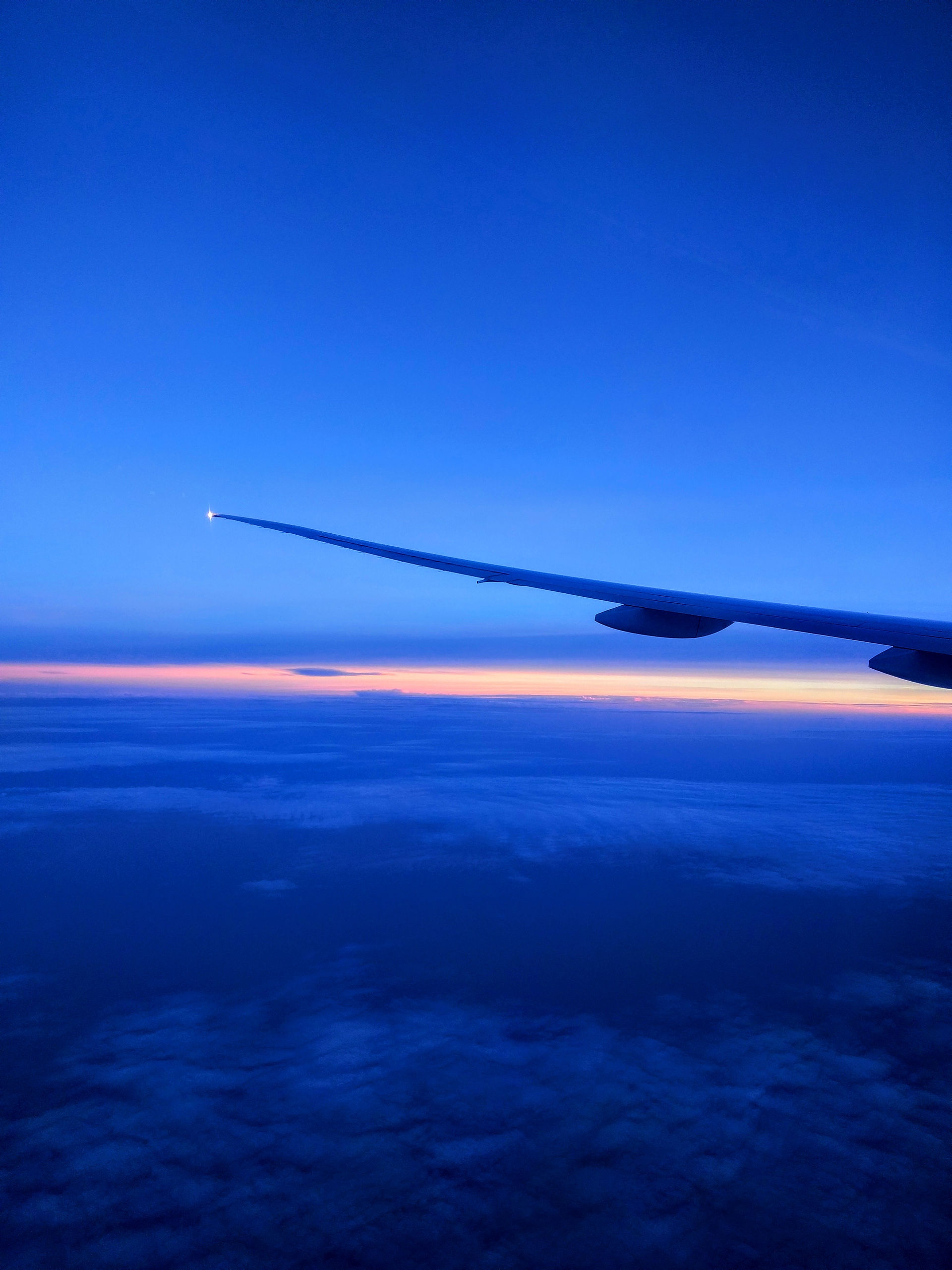 Above the clouds