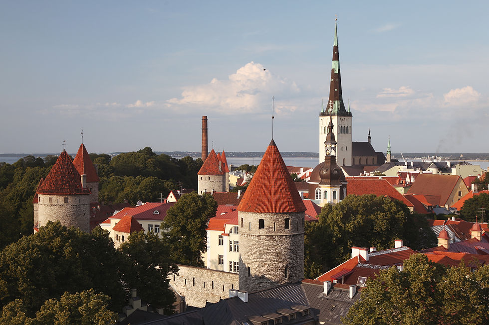 Red roofs of Tallinn