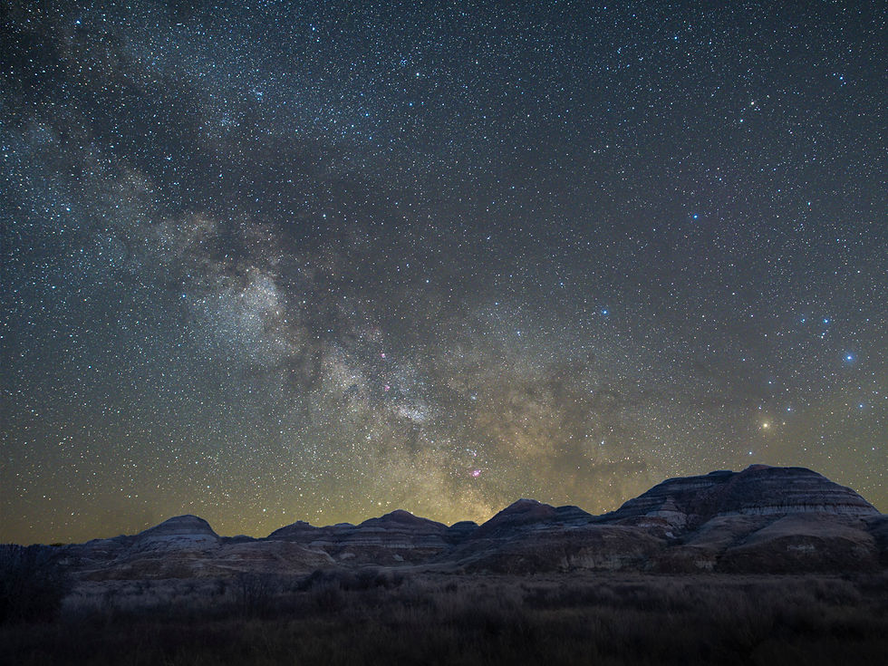 Milky Way, Dinosaur Provincial Park, April 19