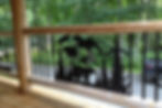 Black Bear Railing Panel
