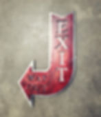 Vintage Exit Sign