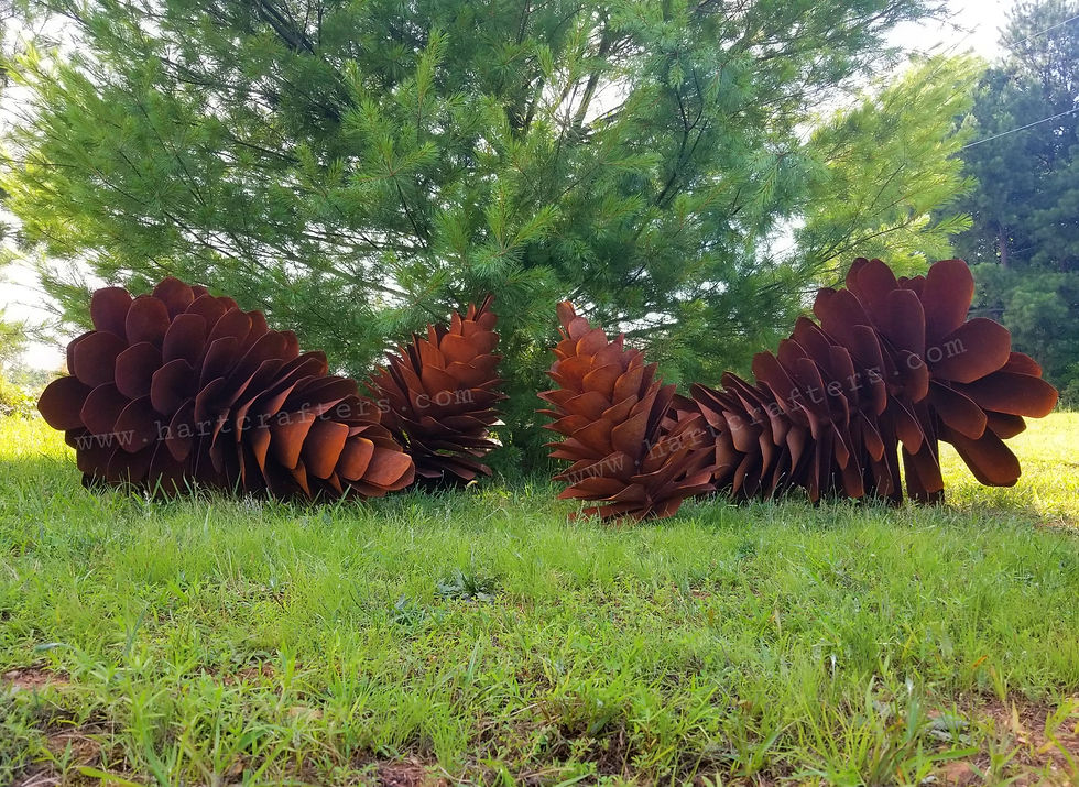 Monster Metal Pine Cones