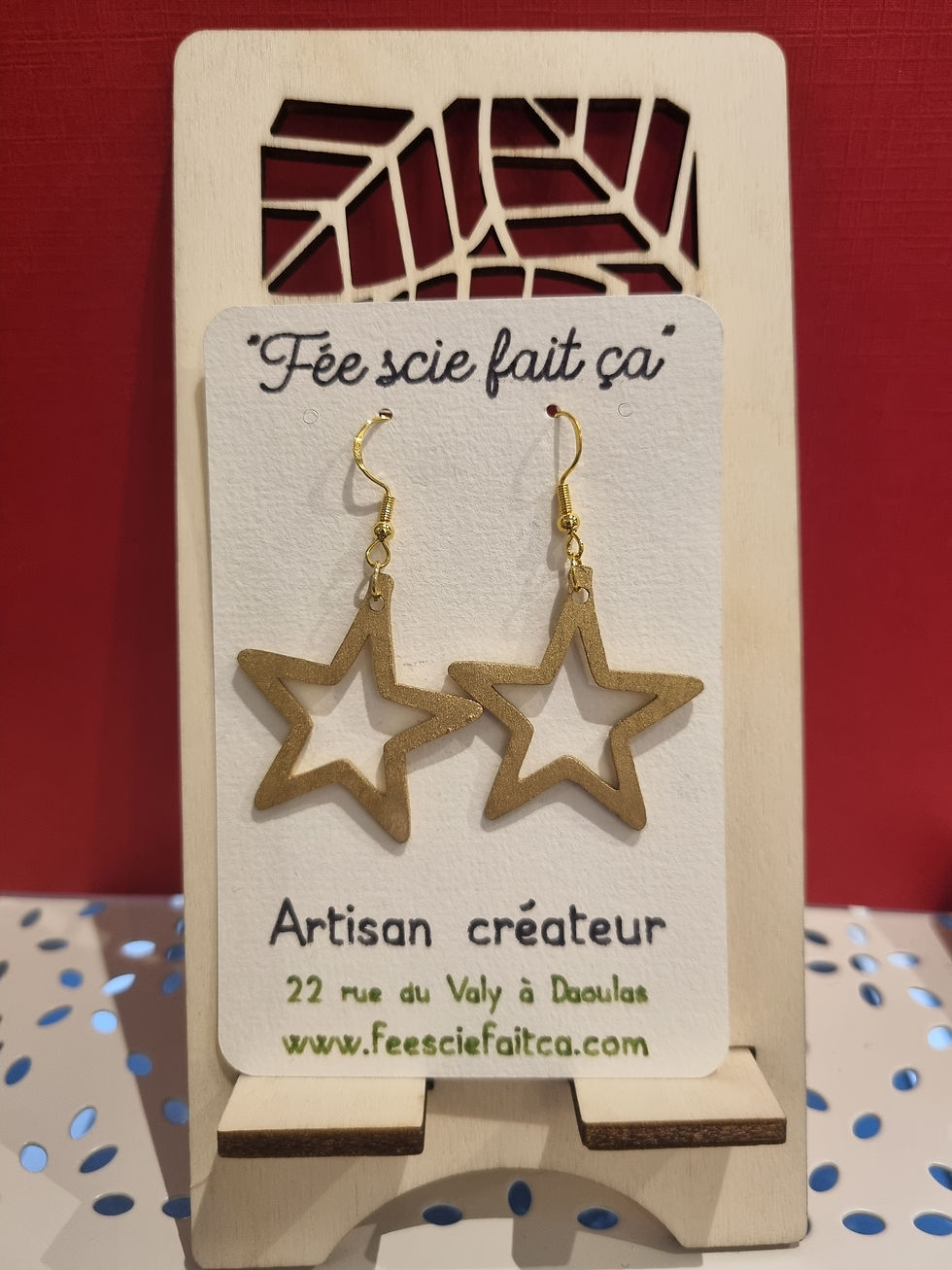 Miniature : Boucles d'oreilles de Noël