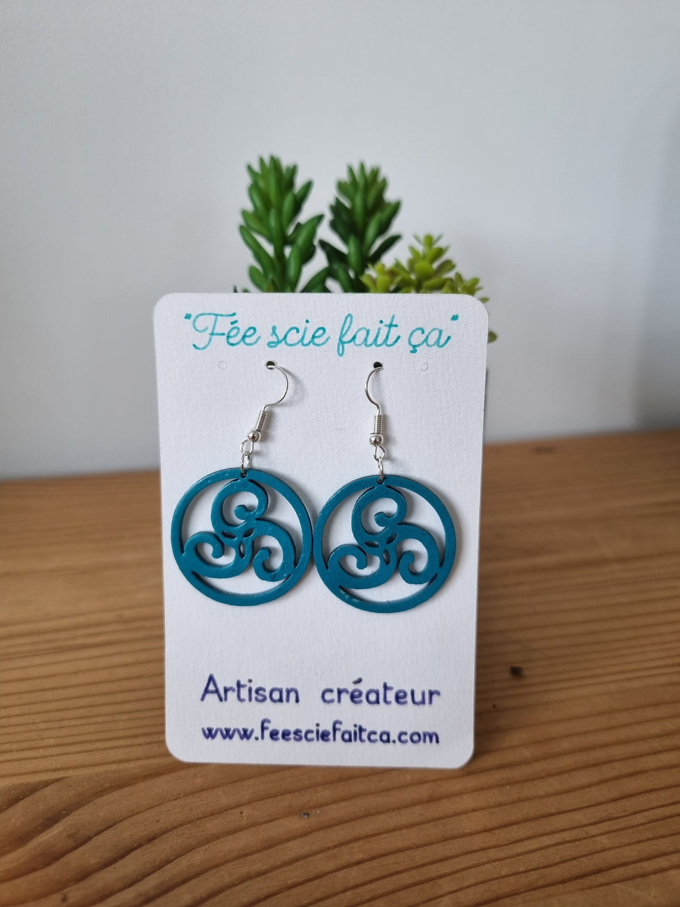 Miniature : Boucles d'oreilles "Gaëla" 8