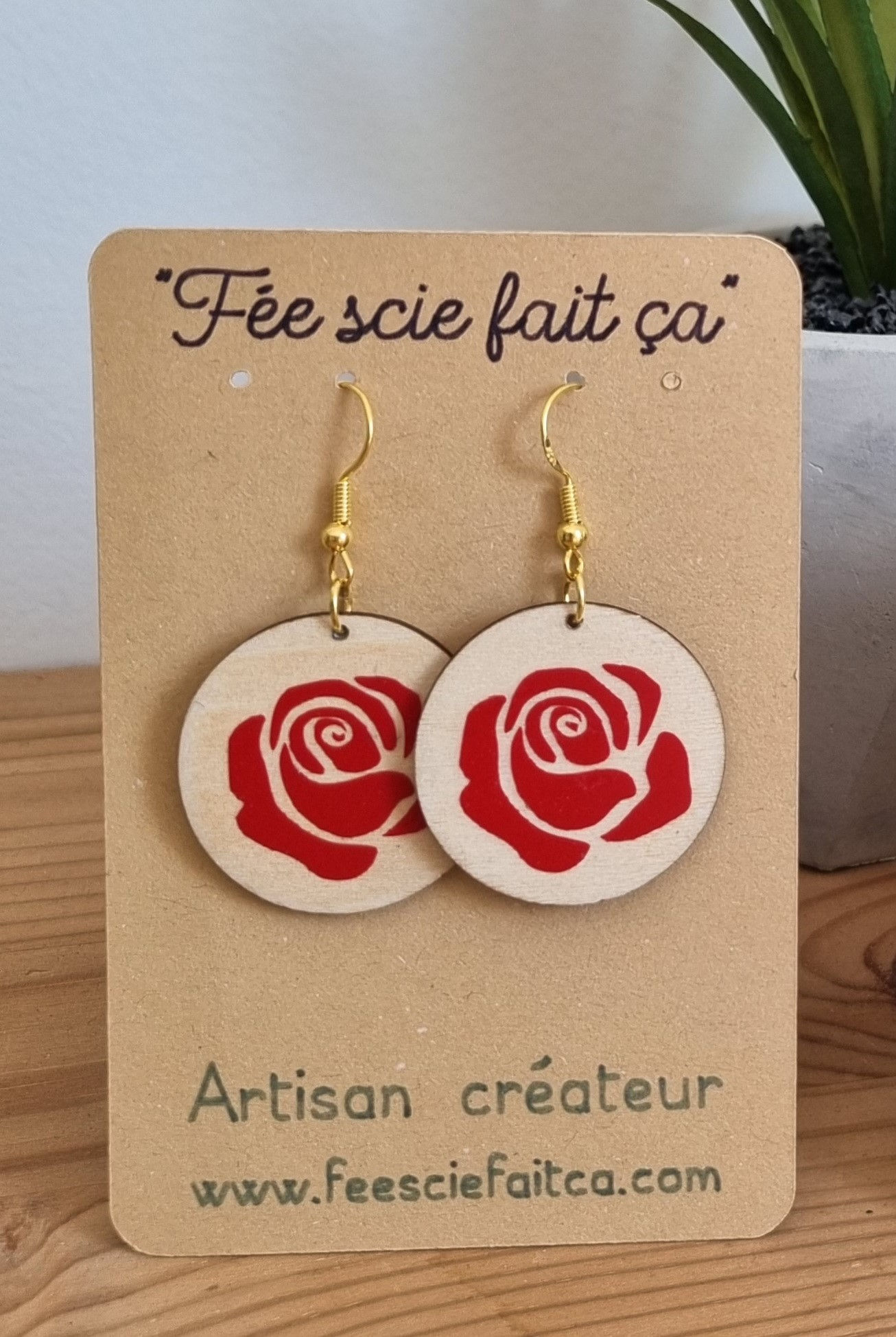 Boucles d'oreilles "Cathya" 1