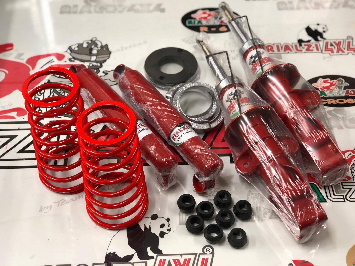 Komplettes 5-cm-Ladeset für Panda 4x4 Methan/LPG-Systeme, erste Serie von 1