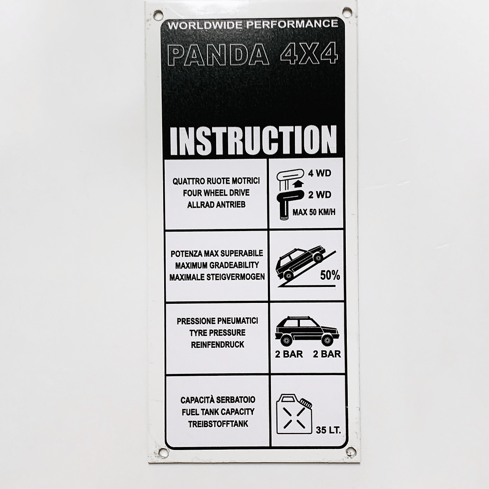Thumbnail: Panda version 2021 instruction plate