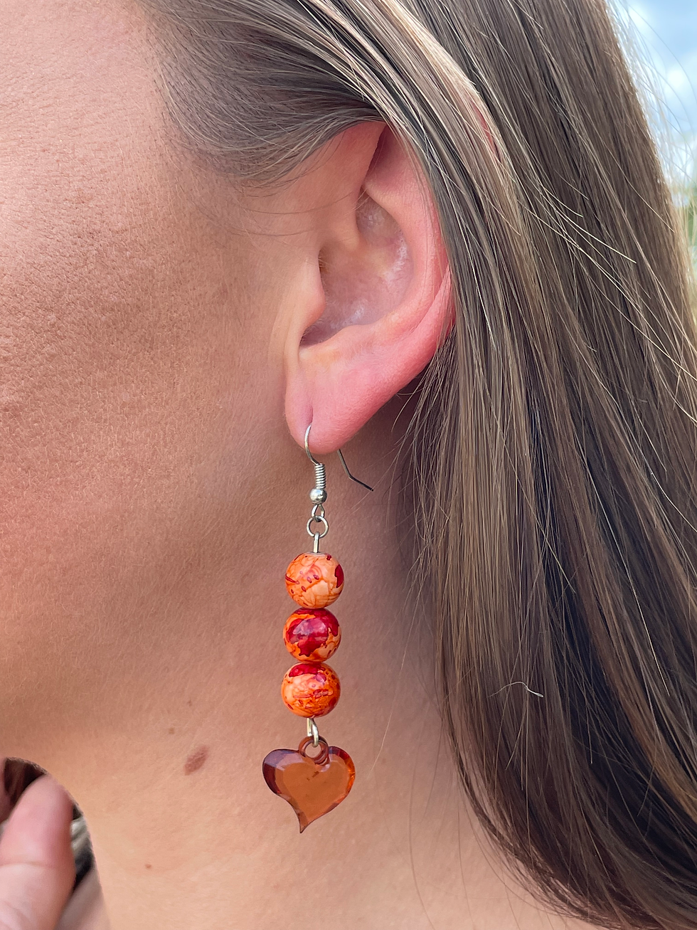 Thumbnail: Hearts and Fire Earrings
