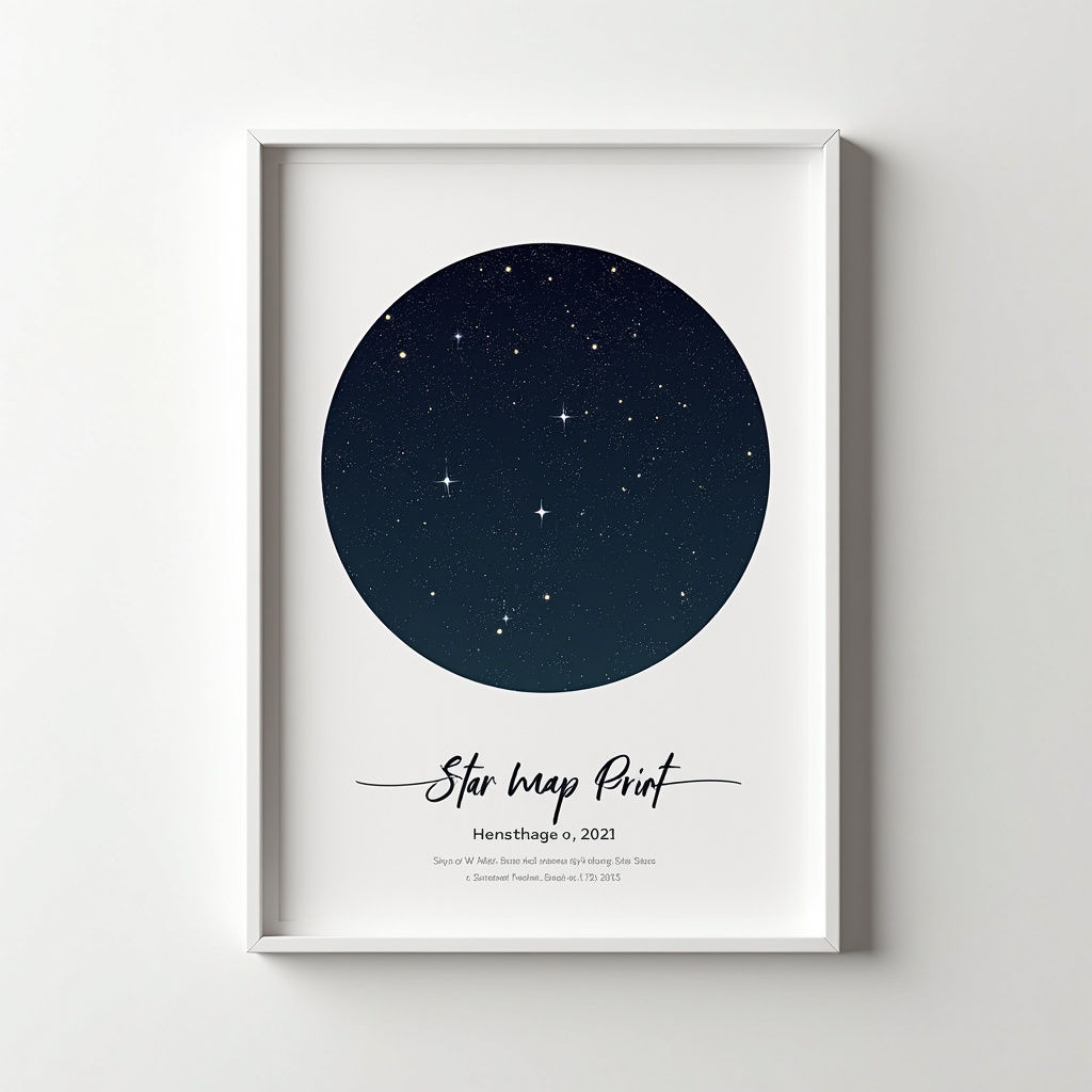 Custom Star Map Print