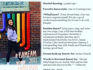 May 2021 #BaMFaM Spotlight: Kate Denman