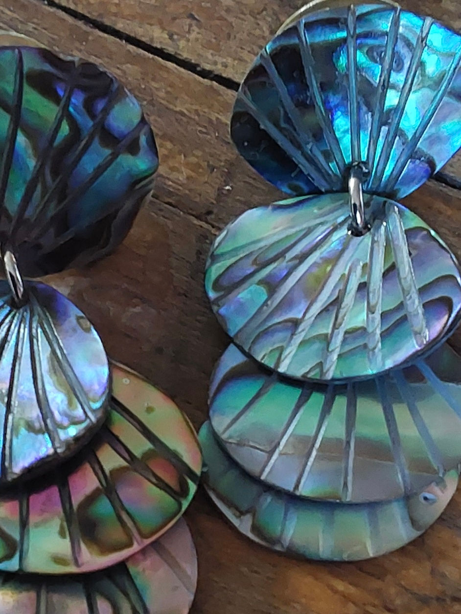 Thumbnail: Abalone Earrings 