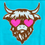 Thumbnail: Highland Cow Heart Eyes T-Shirt – Western Valentine's Day Tee
