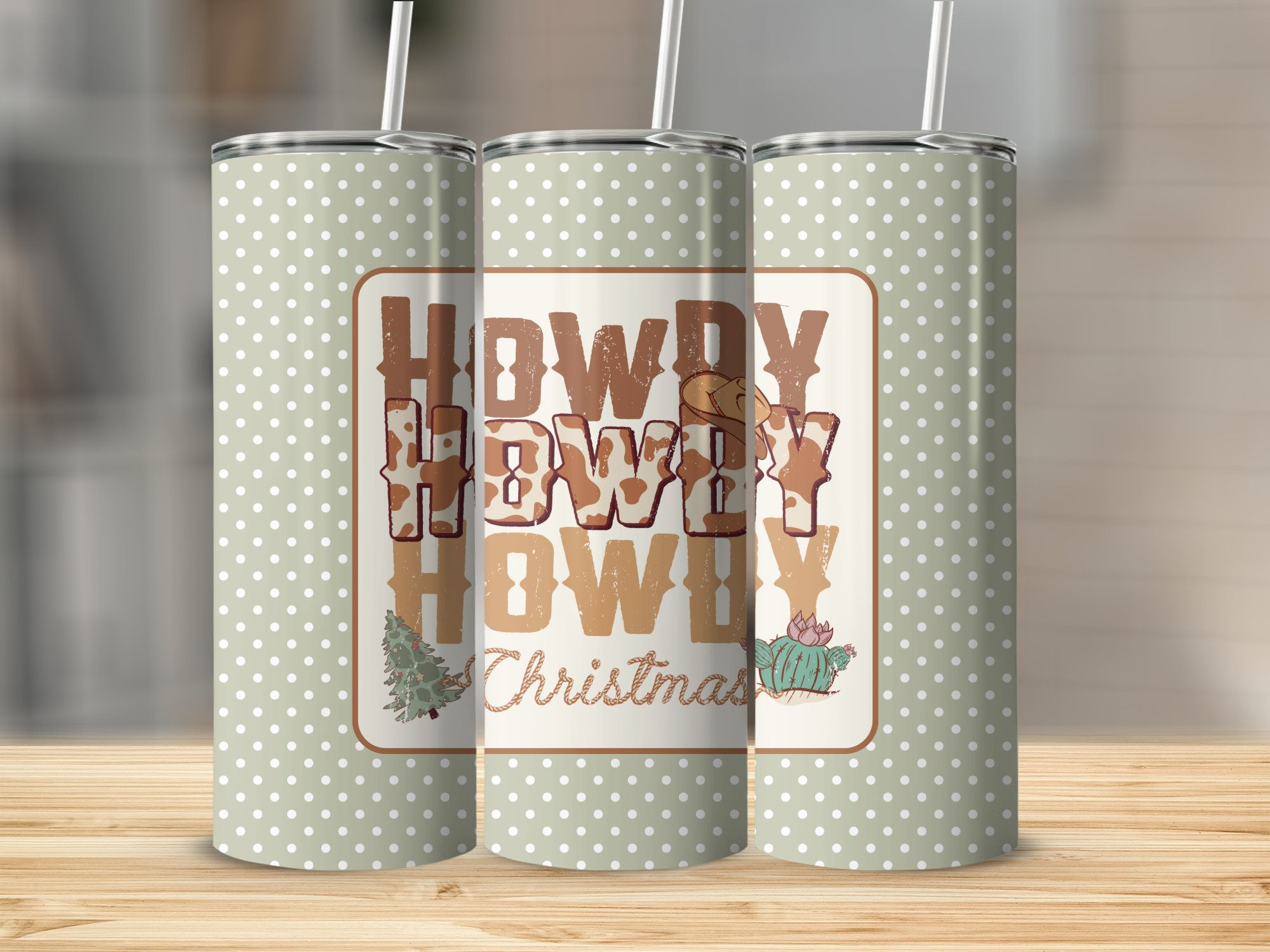 Cowgirl Christmas Tumbler
